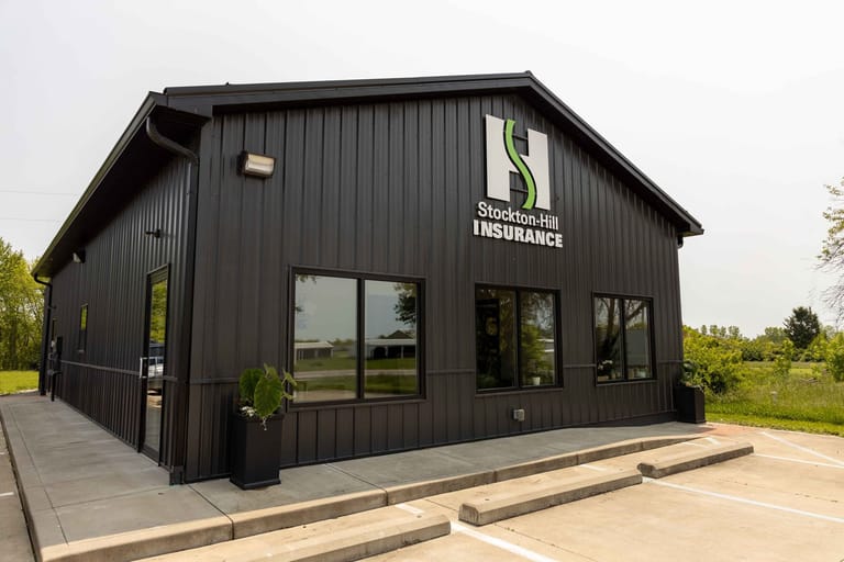 The Stockton-Hill Insurance office in Kingston, Ohio